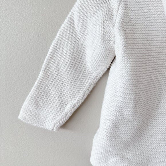 H&M Knit button up hoodie sweater 2-4m unisex baby girl boy kids clothes - Picture 9 of 12